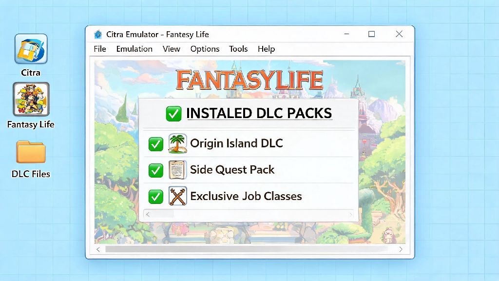 Easy Guide: How to Enable Fantasy Life DLC on Citra Emulator