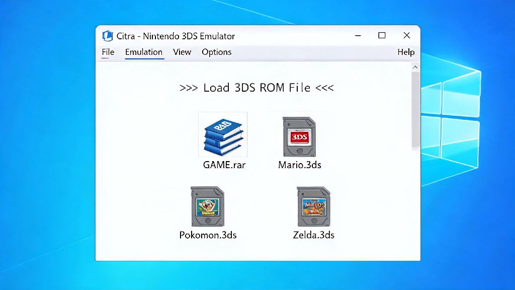 Easy Guide: How to Run a RAR on Citra 3DS Emulator Without Errors